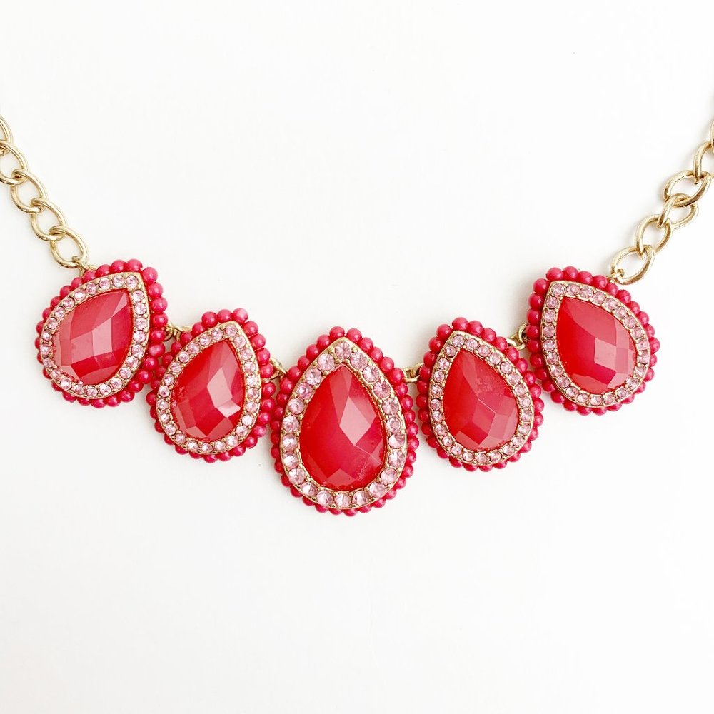 Shades of Pink Statement Necklace